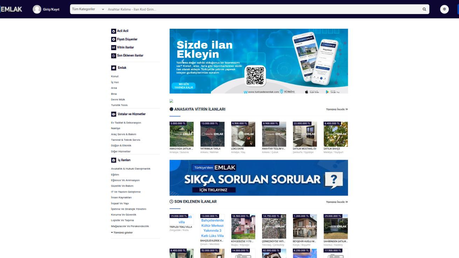 Türkiye'den Emlak